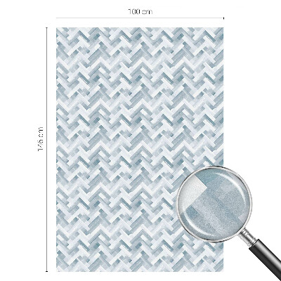 Mleczna naklejka na okno Geometryczny wzór