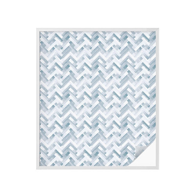 Mleczna naklejka na okno Geometryczny wzór