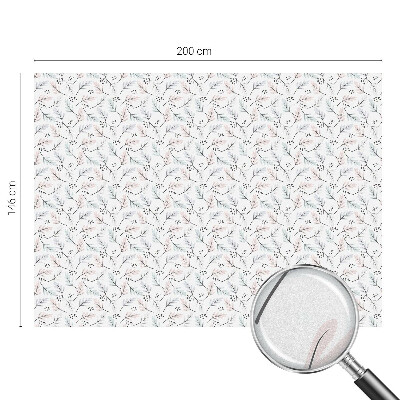 Folia okienna zapewniająca prywatność Roślinne liście