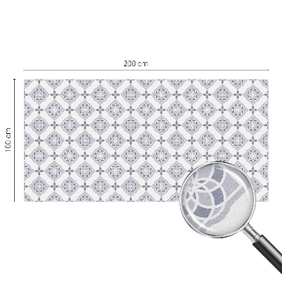 Naklejka na okno dająca prywatność Kwiatowe romby