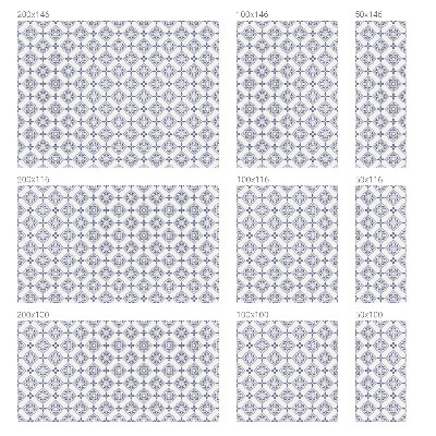 Naklejka na okno dająca prywatność Kwiatowe romby