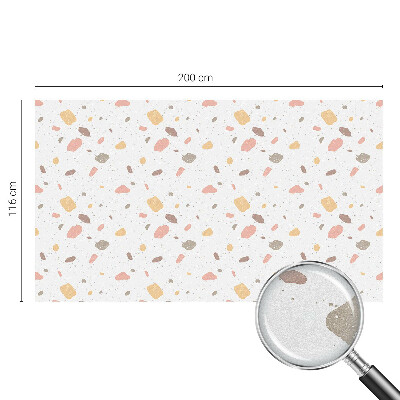 Naklejka na okno dająca prywatność Abstrakcyjne terrazzo