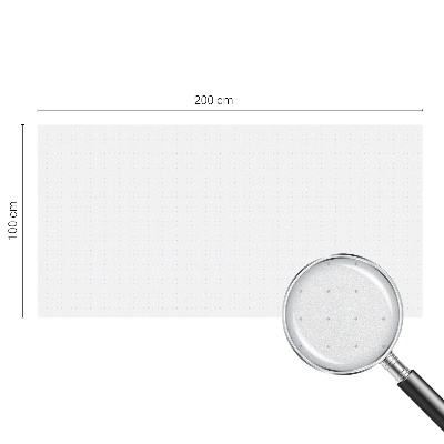 Mleczna naklejka na okno Drobne punkty