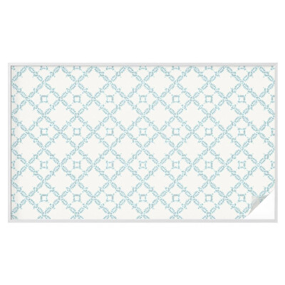 Folia dekoracyjna na okna Geometria niebieska