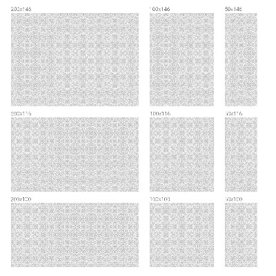 Mleczna naklejka na okno Kwiatowa symetria