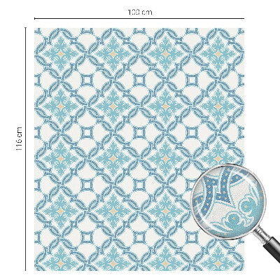 Naklejka na okno mleczna witraż Klasyczna symetria