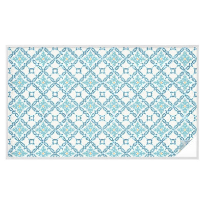 Naklejka na okno mleczna witraż Klasyczna symetria