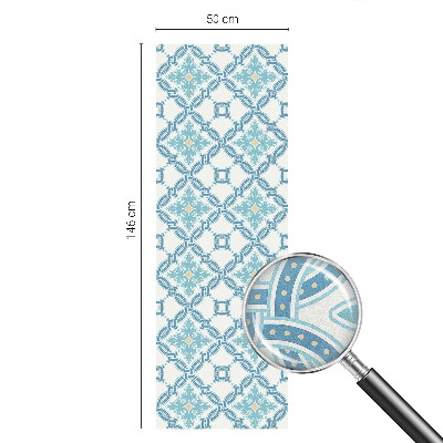 Naklejka na okno mleczna witraż Klasyczna symetria