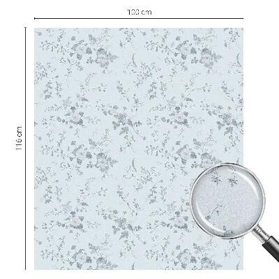 Naklejka na okno dająca prywatność Subtelne kwiaty