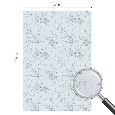 Naklejka na okno dająca prywatność Subtelne kwiaty