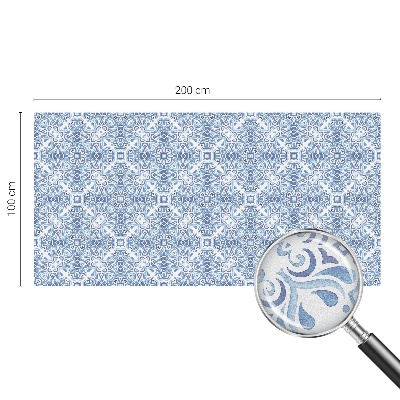 Folia dekoracyjna na okna Niebieskie kafle