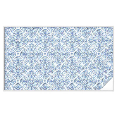 Folia dekoracyjna na okna Niebieskie kafle