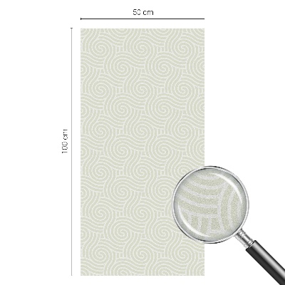 Folia okienna zapewniająca prywatność Kręte linie