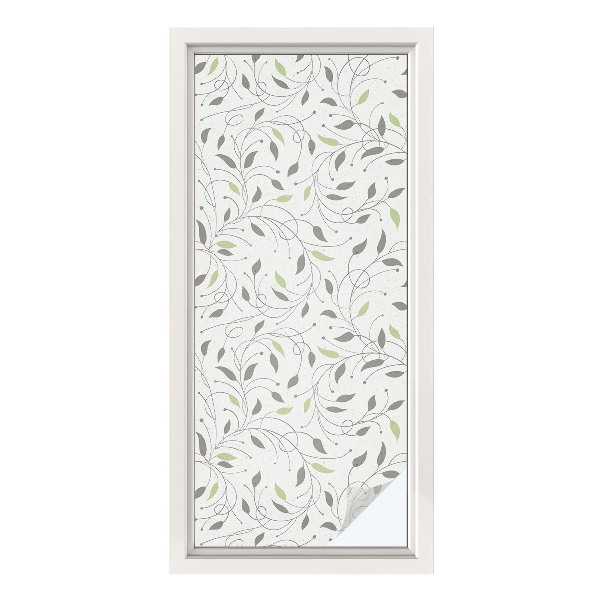 Folia okienna zapewniająca prywatność Liście pędów