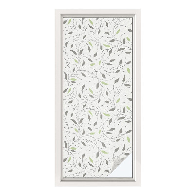 Folia okienna zapewniająca prywatność Liście pędów