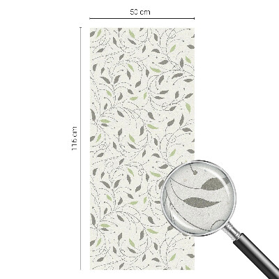 Folia okienna zapewniająca prywatność Liście pędów