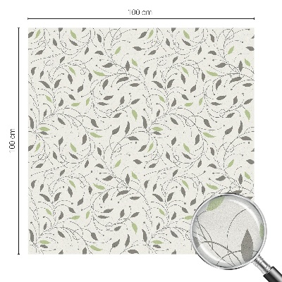 Folia okienna zapewniająca prywatność Liście pędów