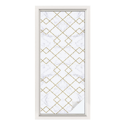 Naklejka na okno mleczna witraż Geometryczne linie