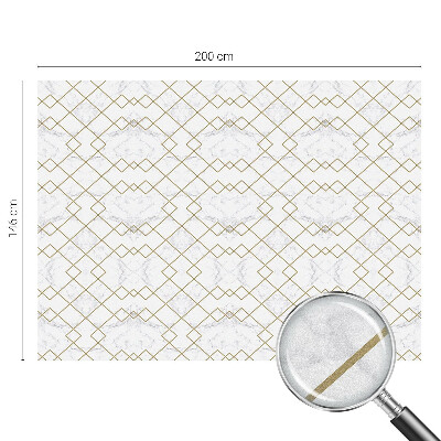 Naklejka na okno mleczna witraż Geometryczne linie