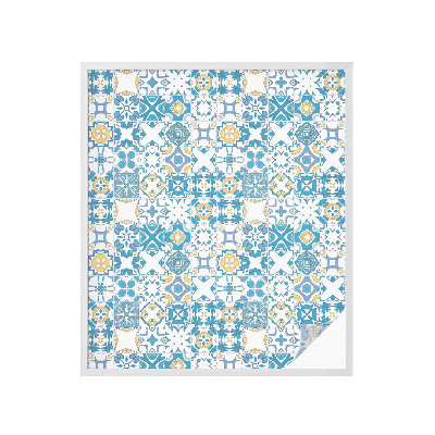 Mleczna naklejka na okno Mozaika wzory