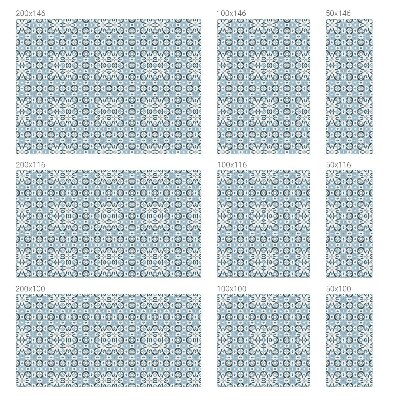 Folia dekoracyjna na okna Geometryczne wzory