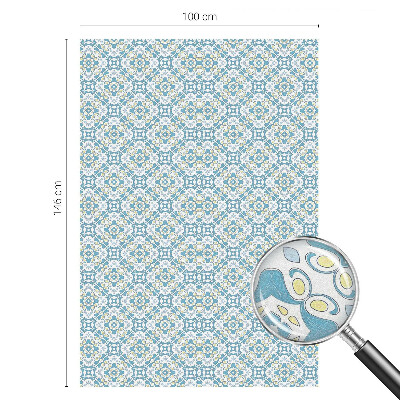 Naklejka na okno mleczna witraż Geometryczne rozety