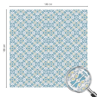 Naklejka na okno mleczna witraż Geometryczne rozety