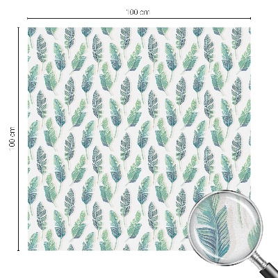 Folia dekoracyjna na okna Tropikalne liście