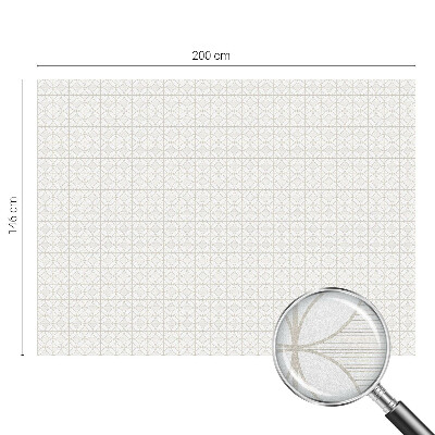 Mleczna naklejka na okno Geometryczne wzory
