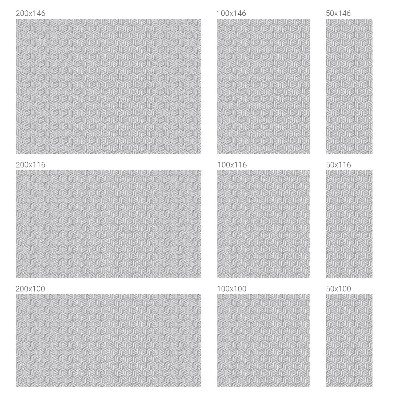 Mleczna naklejka na okno Sześciokątne bryły