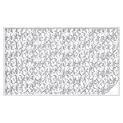 Mleczna naklejka na okno Sześciokątne bryły