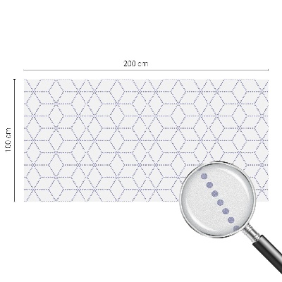 Naklejka na okno mleczna witraż Fioletowe romby