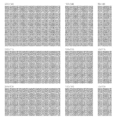 Mleczna naklejka na okno Geometryczna elegancja