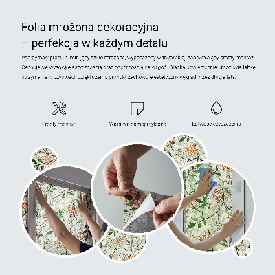 Folia okienna zapewniająca prywatność Klasyczne wzory