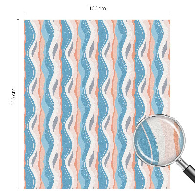 Folia okienna zapewniająca prywatność Falisty rytm