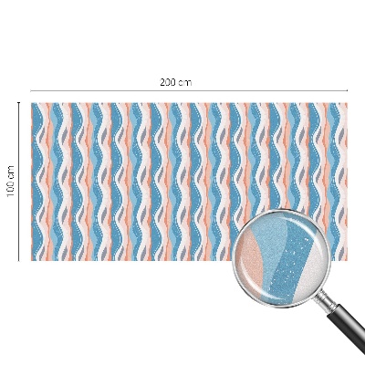 Folia okienna zapewniająca prywatność Falisty rytm