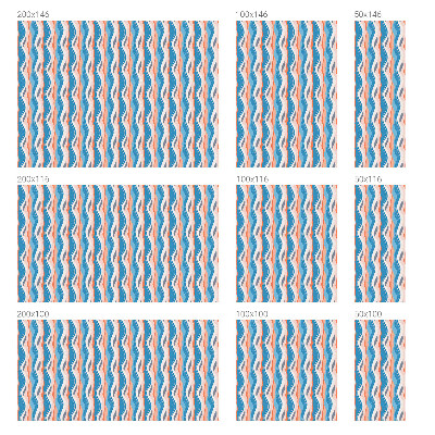 Folia okienna zapewniająca prywatność Falisty rytm