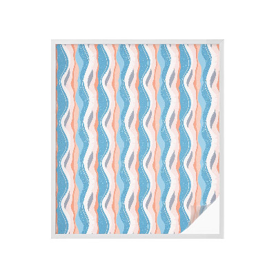 Folia okienna zapewniająca prywatność Falisty rytm