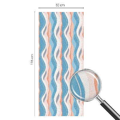 Folia okienna zapewniająca prywatność Falisty rytm