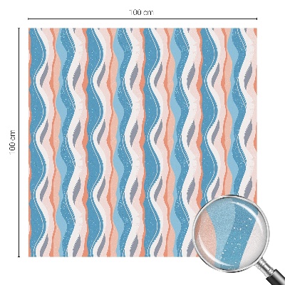 Folia okienna zapewniająca prywatność Falisty rytm