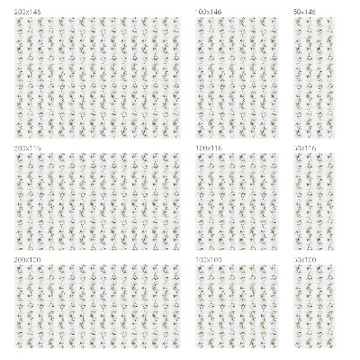 Naklejka na okno mleczna witraż Roślinny urok