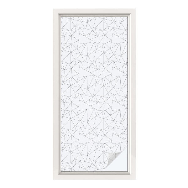 Folia okienna zapewniająca prywatność Geometryczne wzory