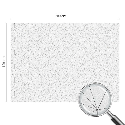 Folia okienna zapewniająca prywatność Geometryczne wzory