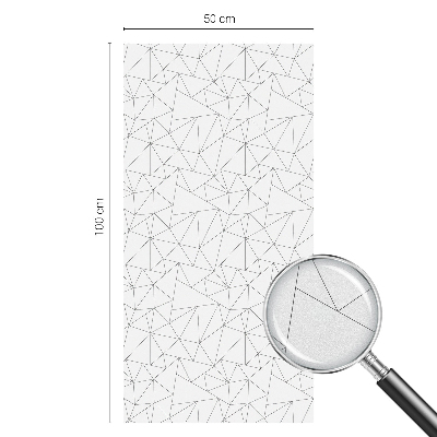 Folia okienna zapewniająca prywatność Geometryczne wzory