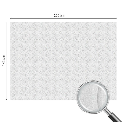 Naklejka na okno mleczna witraż Szare łuki