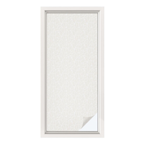 Folia okienna zapewniająca prywatność Roślinny ornament