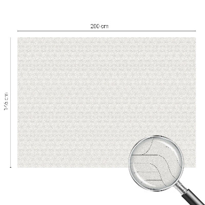 Mleczna naklejka na okno Linie faliste