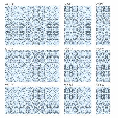 Naklejka na okno mleczna witraż Kwiatowe ornamenty