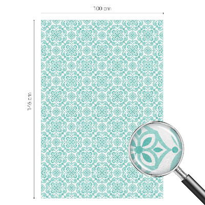 Mleczna naklejka na okno Wzór klasyczny