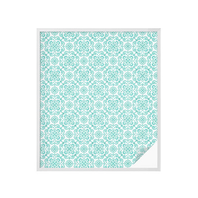 Mleczna naklejka na okno Wzór klasyczny